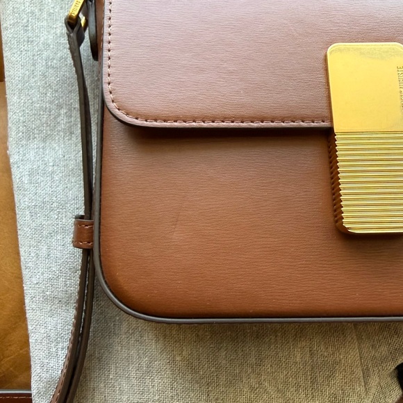 Ateliers Auguste MINI MONCEAU GOLD EDITION Tan Leather Crossbody - Picture 5 of 6